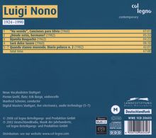 Luigi Nono (1924-1990): Quando stanno morendo - Vokalmusik, Super Audio CD