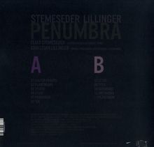 Elias Stemeseder &amp; Christian Lillinger: Penumbra (Limited Edition), LP