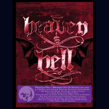 "Heaven & Hell † Breaking Out Of Heaven (2007–2009). Dunkle Fledermausflügel vor rotem Hintergrund, gotische Schrift."
