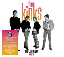 "The Kinks", "The Journey Part 1", "A Kinks Anthology", Foto von vier Männern in 60er-Jahre-Kleidung, linkes Logo.