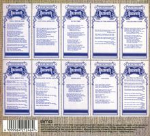 Texte: "I Will Not Be Led", "Cat's Eye, Apple Pie", "In My Time", "Woke Up This Morning", "Called Her Name", "Fool About You", "Love, Now You're Gone", "Madeleine", "Sad Song", "1692 (Glen Coe Massacre)". 

Design: Zehn kartenähnliche Abschnitte mit blauem Rand und dem Nazareth-Logo.