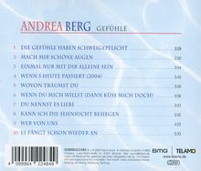 Album "Gefühle" von Andrea Berg. Songs: "Die Gefühle haben Schweigepflicht", "Mach mir schöne Augen", "Einmal nur mit dir allein".