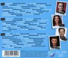 CD1: Lieder von Pietro Basile bis Anja Schröter. CD2: Songs von Mariella Milana bis Gerrit Hericks. CD3: Titel von DJ Ötzi bis Pia-Sophie. Fotos von Mark, Daniela, Christian, Eric. Schräge Aufmachung.