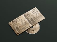 Texte: "ORBIS SONUS: BREVIÆ, Aurel von Eschenbach, Cum spiritu tuo..." Alte Gemäuer als Hintergrund auf einem CD-Cover.