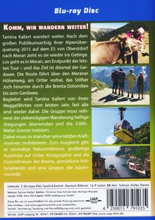 Wandern über die Alpen 2 - Südtirol: Von Meran zum Gardasee (Blu-ray), Blu-ray Disc