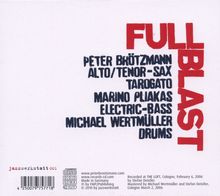 Peter Brötzmann (1941-2023): Full Blast, CD