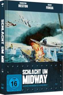 Schlacht um Midway (Blu-ray &amp; DVD im Mediabook), 1 Blu-ray Disc und 1 DVD