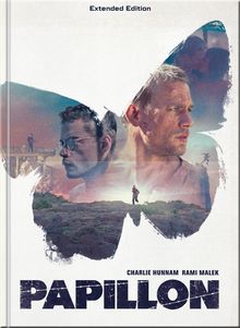 Papillon (2018) (Blu-ray &amp; DVD im Mediabook), 1 Blu-ray Disc und 1 DVD