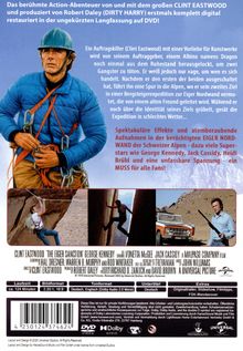 Berühmtes Action-Abenteuer von und mit Clint Eastwood in den Alpen. Spektakuläre Eiger-Nordwand-Aufnahmen und Spannung.