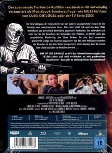 4K restauriertes Mediabook von "Day of the Animals". Gefährdung durch Ozon beeinflusst Tiere, die aggressiv werden.