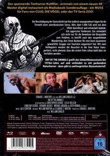 Ein Tierhorror-Kultfilm, restauriert in 4K. Ozonloch bringt aggressive Tiere. Spannender 70er-Naturhorror. Bonusmaterial.