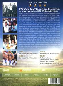 FIFA World Cup 54-74-90-14: Deutschland ist Weltmeister - Die offiziellen Filme der Turniere, 4 DVDs