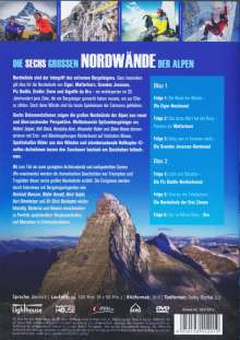 Die sechs großen Nordwände der Alpen, DVD
