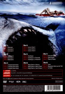 Shark Invasion - Die ultimative Hai-Box! (24 Filme auf 8 DVDs), 8 DVDs