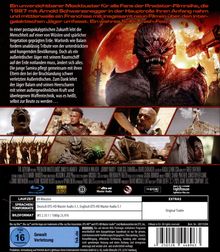 Text oben: "Ein unverzichtbarer Mockbuster für alle Fans der Predator-Filmreihe..."  
Unten: "Laufzeit: 89 Minuten, Sprachen/Tonformate: Deutsch DTS-HD..."  
Bild: Monster vor einem Planeten, mehrere Filmszenen.