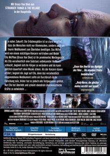 DVD-Cover eines dystopischen Films. Grace Van Dien spielt die Hauptrolle. Menschheit braucht Medikament gegen vergiftete Luft.