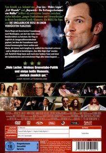 Ein empörter Senator zwischen Studentinnen und Stewardessen. Humorvolle Rezension: „Viele Lacher… einfach ziemlich gut.“ Unten Filmbilder.