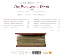 Claude Le Jeune (1528-1600): Dix Psaumes de David (1564), CD
