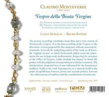 Claudio Monteverdi (1567-1643): Vespro della beata vergine (Version ohne konzertierende Instrumente), 2 CDs