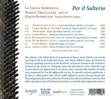 Per il Salterio, CD