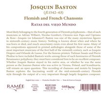 Josquin Baston (1495-1550): Flemish &amp; French Chansons, CD