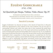 Eugene Godecharle (1742-1798): 6 Quartette für Harfe, Violine, Viola &amp; Bc op.IV, CD