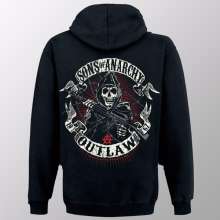 Sons Of Anarchy: American Outlaw (Hoodie L/Black), T-Shirt