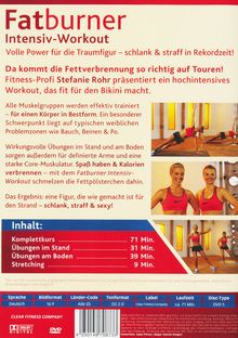 Fatburner Intensiv-Workout: Schlank &amp; Straff in Rekordzeit!, DVD