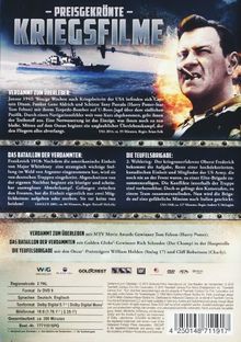 Preisgekrönte Kriegsfilme (Die Teufelsbrigade / Verdammt zum Überleben / The Lost Battalion), 3 DVDs