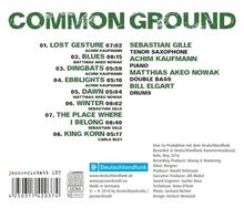 Sebastian Gille: Common Ground, CD