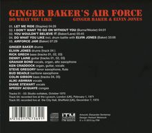 Ginger Baker &amp; Elvin Jones: Do What You Like, CD