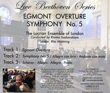 Ludwig van Beethoven (1770-1827): Sinfonie 5,Egmonz Overture, CD