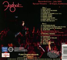 Foghat: Live II, 2 CDs