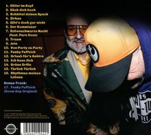 1. Bilder im Kopf...Bonus-Track: 17. Funky Füffzich. Zwei Personen, eine trägt eine orangene Kappe mit Logo und hat den Kopf gesenkt.