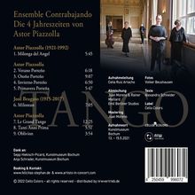 Astor Piazzolla (1921-1992): Die 4 Jahreszeiten für Cello, Akkordeon, Gitarre, Kontrabass &amp; Klavier, CD