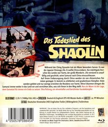 Das Todeslied des Shaolin (Blu-ray), Blu-ray Disc