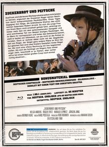 Titel: "Zuckerbrot und Peitsche". Geschichte: Roger wird zum Räuber. Bild: Frau mit Pistole. Bonus: Trailer, Galerie. Laufzeit: 85 Min.