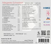 Margarete Schweikert (1887-1957): Lieder "Verlorene Liebe - Lost Love", CD