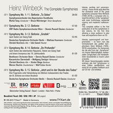 Heinz Winbeck (1946-2019): Symphonien Nr.1-5, 5 CDs