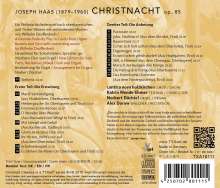 Joseph Haas (1879-1960): Christnacht op.85, CD