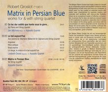 Robert Groslot (geb. 1951): Matrix in Persian Blue für Streichquartett, CD