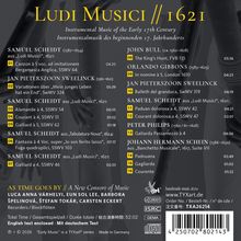 "LUDI MUSICI // 1621" ist der Titel. Details zur Musik des 17. Jahrhunderts, mit Komponisten wie Samuel Scheidt und Jan Pieterszoon Sweelinck.