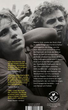 Texte: Zitate von Udo Lindenberg, Marion Brasch und Klaas Heufer-Umlauf über die Macht der Musik. 

Hintergrund: Schwarzweiß-Foto von Jugendlichen bei einem Konzert. Links im Bild ein Gesicht mit nassem Haar. Rechts, ein weiteres Gesicht mit lockigem Haar. Unten rechts ein Logo "Der Umwelt zuliebe".