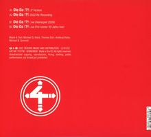 Die Fantastischen Vier: Die Da?!? (2022), Maxi-CD