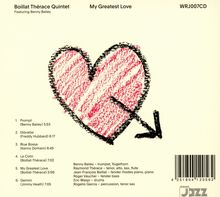 Boillat Therace Quintet: My Greatest Love, CD
