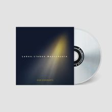 "Leben.Lieben.Menschsein" steht zentriert auf dunklem Hintergrund, darunter "DUO EIGENARTS". Daneben liegt eine CD.