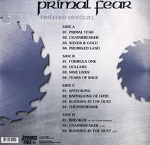 Primal Fear: Primal Fear (Limited Deluxe Edition) (Orange/Black Marbled Vinyl), 2 LPs