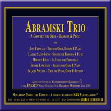 Jean Francaix (1912-1997): Trio für Oboe,Fagott &amp; Klavier, CD