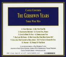 Three Wise Men: The Gershwin Years: Live, CD