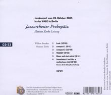 Prokopätz Jazzorchester: Jazzkonzert in der WABE, Berlin 28.10.2005, CD